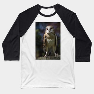 Barn Owl Baseball T-Shirt